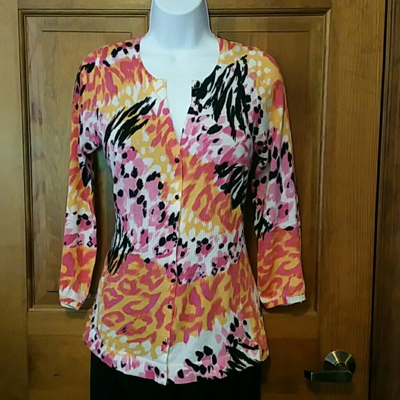 Colorful Charlotte Trantola  cardigan - Picture 2 of 7
